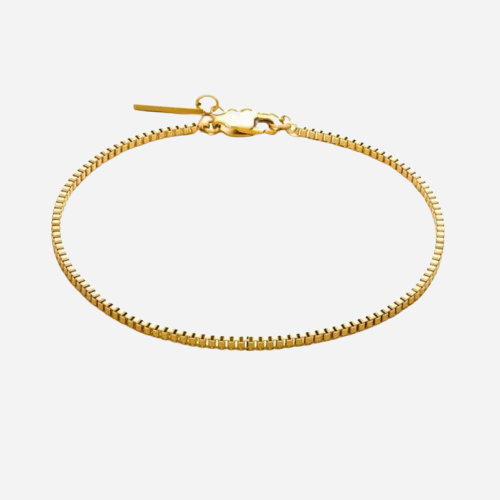 Box Bracelet 2mm (Gold)