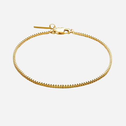 Box Bracelet 2mm (Gold)