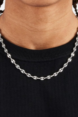 Coffee Bean Chain (Silver)