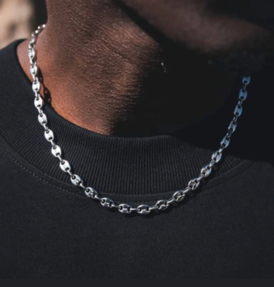 Coffee Bean Chain (Silver)