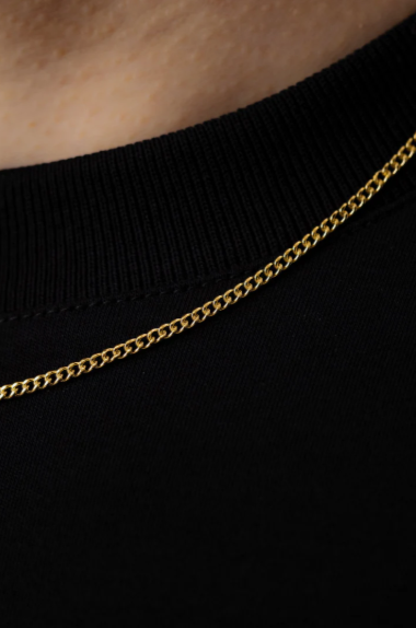 Cuban Link Chain 2mm (Gold)