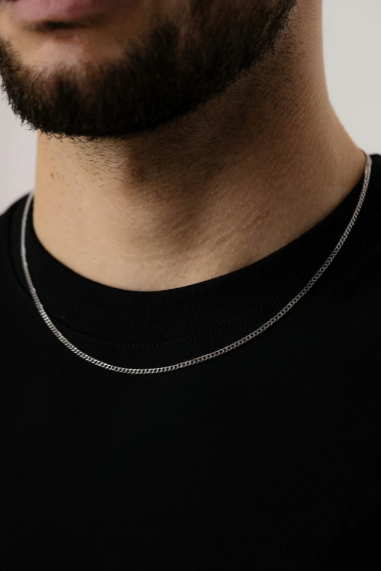 Cuban Link Chain 2mm (Silver)