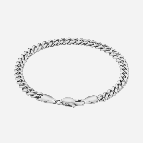 Cuban Link Bracelet (Silver)