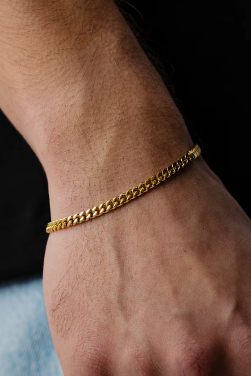 Cuban Link Bracelet (Gold)