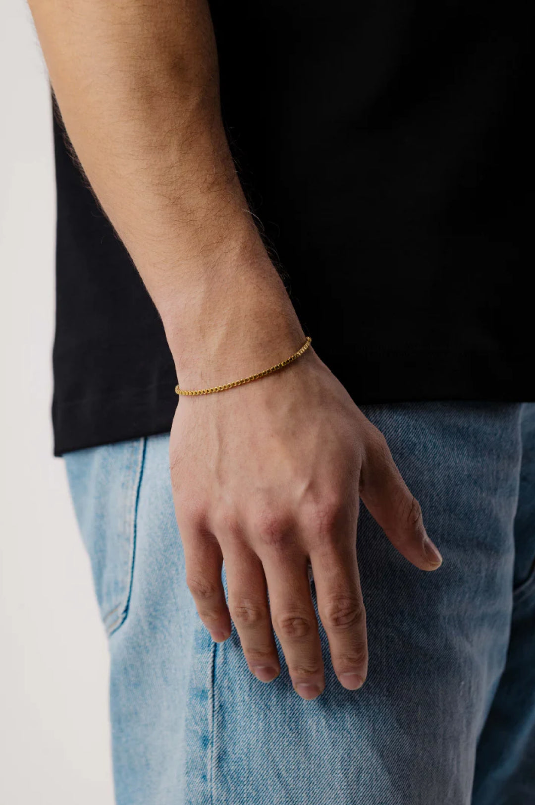 Box Bracelet 2mm (Gold)